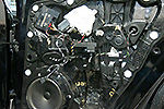 Шумоизоляция дверей Volkswagen Touareg, установка передней аккустики